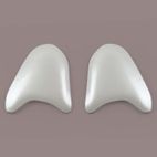Cubiertas laterales ARAI (Sistema SuperAdSis MZ). IQ Blanco Perla (Modelos: SZ-RAM-X/RAM-4) - motoscamaralweb.com