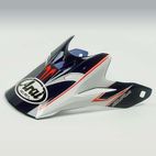 Visera ARAI (MX-V). SLY Rojo - motoscamaralweb.com