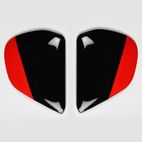 Cubiertas laterales ARAI STATEMENT Negro (Compatible sistema VAS-V) - motoscamaralweb.com