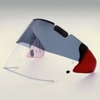 Kit ARAI Pro Shade VAS-Z (Pantalla Transparente+Visor solar). rojo - motoscamaralweb.com