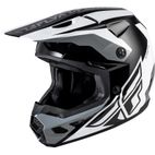Casco FLY RACING Kinetic Crest - negro/blanco/gris - motoscamaralweb.com