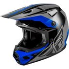 Casco FLY RACING Kinetic Crest - gris/negro/azul - motoscamaralweb.com