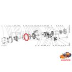 JUNTA TORICA CUERPO TURBINA 162.4x3.8 BE1200P (16) - motoscamaralweb.com