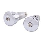 Contrapesos de manillar HIGHSIDER pro Curve - cromado - motoscamaralweb.com