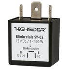 Relé para intermitentes LED HIGHSIDER smart SY-02 - motoscamaralweb.com