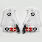 Kit de mecanismos Pantalla ARAI (Sistema Super AdSis I2. Blanco (Modelos: AXCES II/3) - motoscamaralweb.com