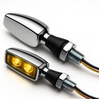 Intermitentes LED HIGHSIDER pro BLAZE - cromado - motoscamaralweb.com
