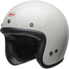 Casco BELL Custom 500 - Gloss Vintage White - motoscamaralweb.com
