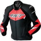 RST Tractech Evo D3O Leather Jacket - Black/Red - motoscamaralweb.com