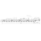 PEINES CORTASETOS2324ALPINA TS25 - DOLMAR HT2267 - ROBIN HT750 781MM - motoscamaralweb.com