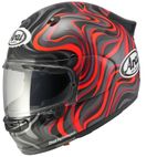Casco ARAI Quantic Swirl - rojo - motoscamaralweb.com