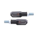 Intermitente LED HIGHSIDER smart Namiko-TS - cristal ahumado - homologado E - Pareja - motoscamaralweb.com