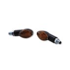 Intermitente HIGHSIDER smart Cateye Mini - cristal ahumado - homologado E - Pareja - motoscamaralweb.com