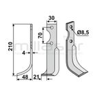 CUCHILLA MOTOAZADA 210x48 IZQUIERDA - motoscamaralweb.com