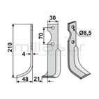 CUCHILLA MOTOAZADA 210x48 DERECHA - motoscamaralweb.com