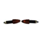 Intermitente HIGHSIDER smart Arrow Mini - cristal naranja - homologado E - Pareja - motoscamaralweb.com