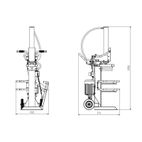 ROMPEDORA DE LEÑA VERTICAL 15 TON - motoscamaralweb.com