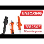 TIJERA PODA BATERIA + PERTIGA 500W 16.8V 2.0Ah 28MM - BATERIA RECTA - motoscamaralweb.com