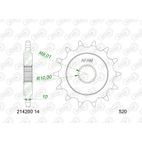 Piñón AFAM acero estándar 214200 - 520 - motoscamaralweb.com