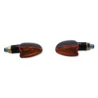 Intermitente HIGHSIDER smart Arrow Mini - cristal naranja - homologado E - Pareja - motoscamaralweb.com