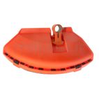 PROTECTOR DISCO 28mm ROJO ( D43C D52C ) CON CUCHILLA DE CORTE - SOPORTE METALICO - motoscamaralweb.com
