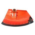 PROTECTOR DISCO 28mm ROJO ( D43C D52C ) CON CUCHILLA DE CORTE - SOPORTE METALICO - motoscamaralweb.com