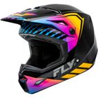 Casco FLY RACING Kinetic Menace - Negro / Sunrise - motoscamaralweb.com