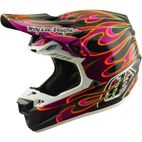 Casco TROY LEE DESIGNS SE5 Carbon Mips - Torched negro/violeta - motoscamaralweb.com