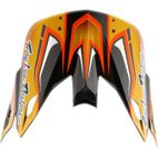 Visera TROY LEE DESIGNS SE5 Carbon - Crest Gold - motoscamaralweb.com