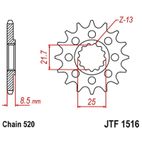 Piñón JT F1516 de acero con 15 dientes - motoscamaralweb.com