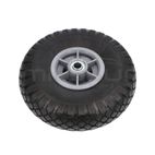 RUEDA PU 10 260MM 3.00-4 RODAMIENTO METÁLICO MAX.150KG - motoscamaralweb.com
