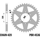 Corona PBR acero estándar - 420 - motoscamaralweb.com