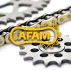 Kit de cadena AFAM 520MR2 14/44 Standard - corona Standard - motoscamaralweb.com