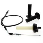 Puños Bihr KIT LTR450 '06 con acelerador CR-PRO+REV color gris para in