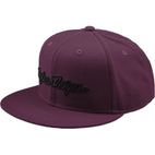 Gorra TROY LEE DESIGNS Flat Bill Snapback Signature - Sangria - motoscamaralweb.com