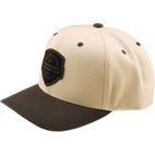 Gorra TROY LEE DESIGNS Curved Snapback Imprint - Pumice/Black - motoscamaralweb.com