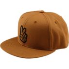 Gorra TROY LEE DESIGNS Flat Bill Snapback Peace - Sienna - motoscamaralweb.com