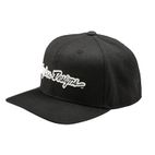 Gorra TROY LEE DESIGNS Curved Snapback Signature - negro - motoscamaralweb.com