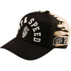 Gorra TROY LEE DESIGNS Curved Snapback Finish Line - negro/Pumice - motoscamaralweb.com