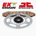 Kit de cadena EK/JT 520SRX2 13/38 - corona Standard - motoscamaralweb.com