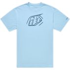 Camiseta TROY LEE DESIGNS Badge - Dawn Blue - motoscamaralweb.com