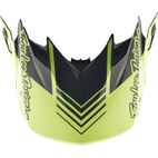 Visera TROY LEE DESIGNS GP Pro Segment - Amarillo neón/negro - motoscamaralweb.com