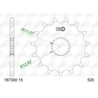 Piñón AFAM acero estándar 187300 - 520 - motoscamaralweb.com