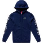 Sudadera con capucha TROY LEE DESIGNS Zip Up Badge - Navy/Sage - motoscamaralweb.com