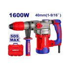 MARTILLO DEMOLICION 1600W 10J EMTOP (TIPO SDS MAX - CON MALETIN. 2 BROCAS + 2 CINCELES) - motoscamaralweb.com