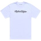Camiseta TROY LEE DESIGNS Signature - blanco/negro - motoscamaralweb.com