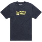 Camiseta TROY LEE DESIGNS Finish Line - Black Heather - motoscamaralweb.com
