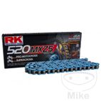 Cadena RK 520MXZ5 Azul 112 Eslabones sin Retén | Motos Camaral