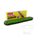 Cadena RK 428HSB Verde sin Retén por Pasos | Motos Camaral