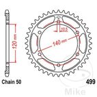 Corona 52 Dientes Paso 530 | Recambio Moto | Motos Camaral